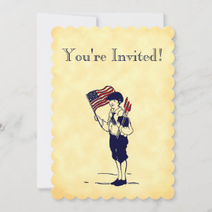 Invitación del Personalizado de pergamino de fuego