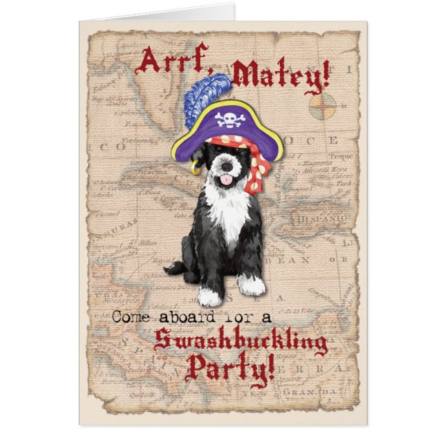 Invitación del pirata del PWD (Frente)