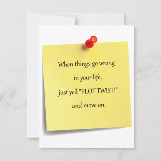 Invitación del post-it de la torsión del diagrama (Anverso)