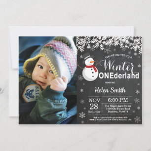 Invitación del Primer Cumpleaños de Onederland de