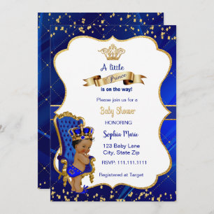Invitación del Príncipe Baby Shower: Bebé
