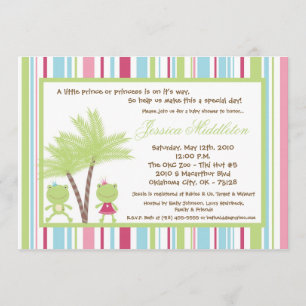 invitación del príncipe princesa Baby Shower de la