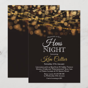 Invitación del Purpurina del Fiesta nocturno de He