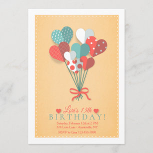 Invitación del ramo del corazón