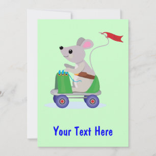 Invitación del ratón a un patinador
