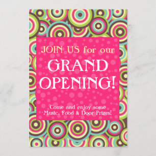 Invitación del remolino del color