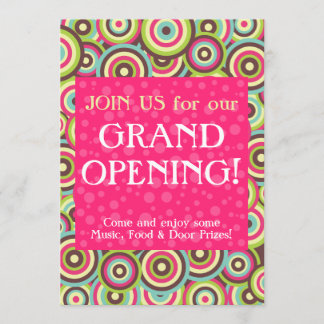 Invitación del remolino del color