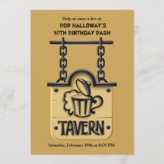 Invitación del Rótulo de la taberna