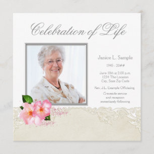 Invitación del Servicio Memorial de Fotografía de 