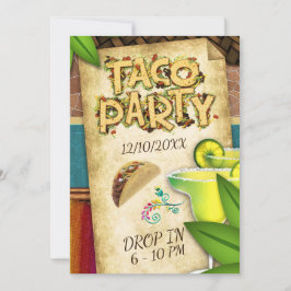 Invitación del Taco Party
