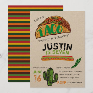 Invitación del Taco Party
