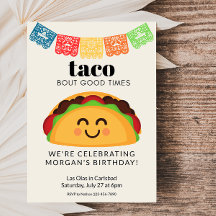 Invitación del Taco Party