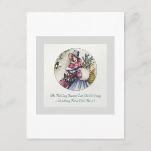Invitación del té del día de fiesta…
