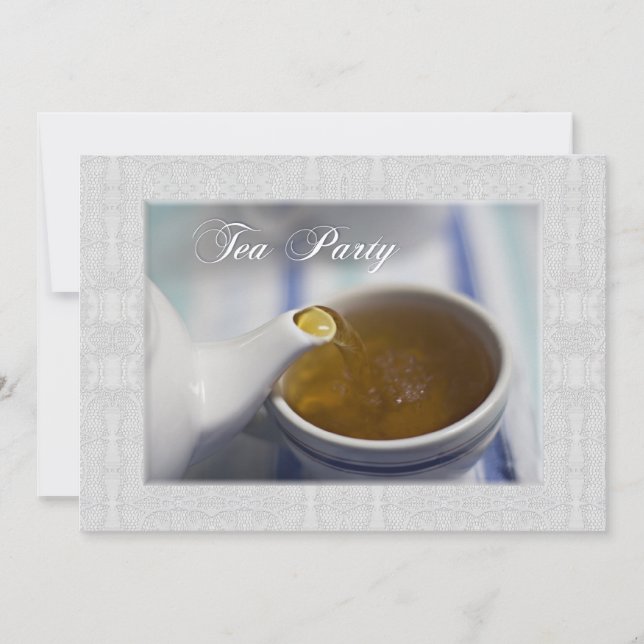 Invitación del Tea Party (Anverso)