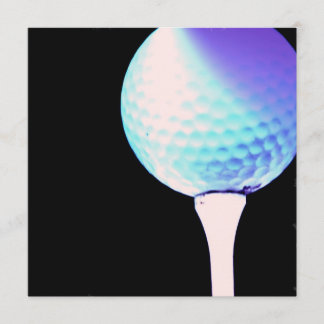 Invitación del tee de golf
