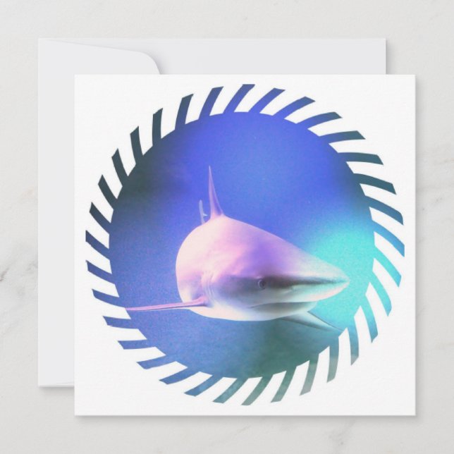 Invitación del tiburón del asesino (Anverso)