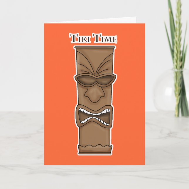 Invitación del tiempo de Tiki (Anverso)