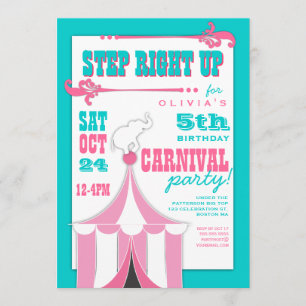 Invitación del top grande de la fiesta de