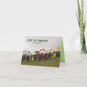 Invitación del tractor: ¡Toda la recepción de los