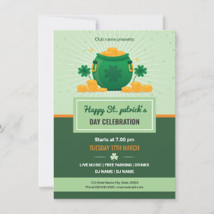 Invitación del viajero de Saint Patricks