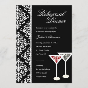 invitación del vidrio 311-Damask