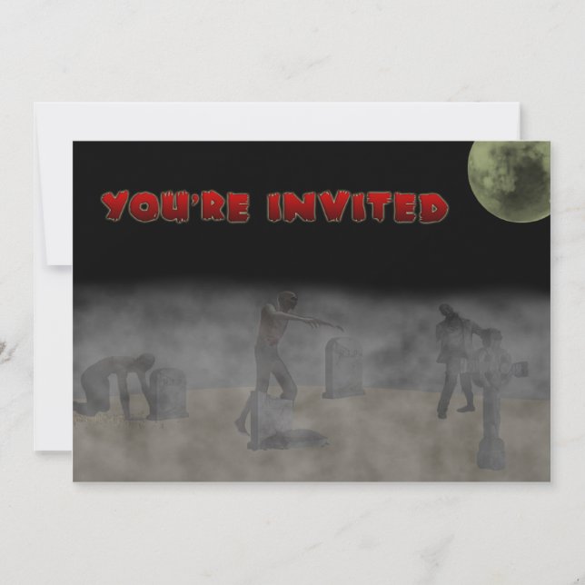 Invitación del zombi (Anverso)