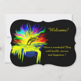 Invitación Delfines al sol, agrega tu texto