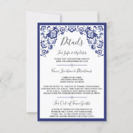 Invitación Delfts Blauw | Detalles del Boda Delft Blue Dutch