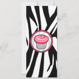 Invitación delgada de pastel rosa - impresión en c