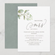 Delicado Eucalyptus Futuro Sra. White Bridal Showe