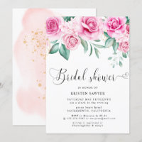 delicado jardín floral elegante ducha de novia