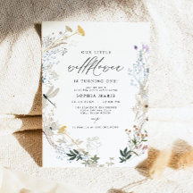 Delicate Boho Wildflower mariposa 1er cumpleaños