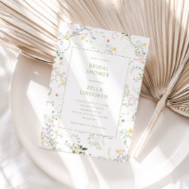 Invitación Delicate Floral Garden Bridal Shower