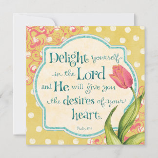 Invitación Delicia en el Señor - Personalizada