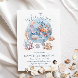 Invitación "Delicias del Arrecife de Coral en Acuarela Náutic