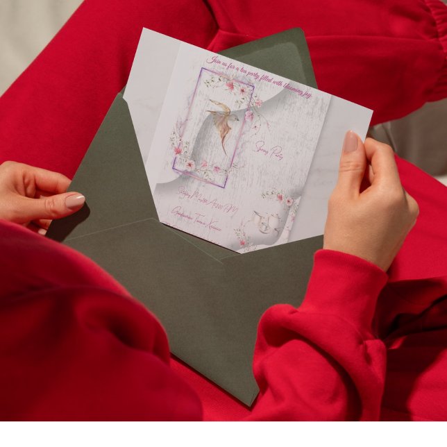 Invitación Delicioso fiesta de té (Subido por el creador)