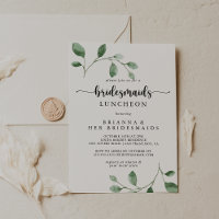 Delight Eucalyptus Bridesmaids Ducha Luncheon