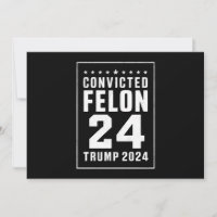 Delincuente Condenado 4 de Julio Trump 2024