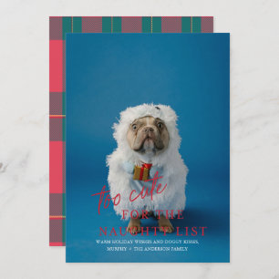 Invitación Demasiado lindo para la festividad de un Mascota d