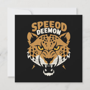 Invitación Demonio de la Velocidad