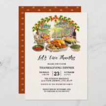 Demos Gracias. Cena de Acción de Gracias