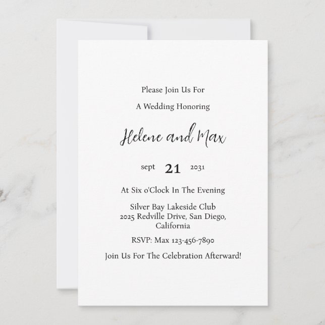 Invitación Demostración 1 (Anverso)