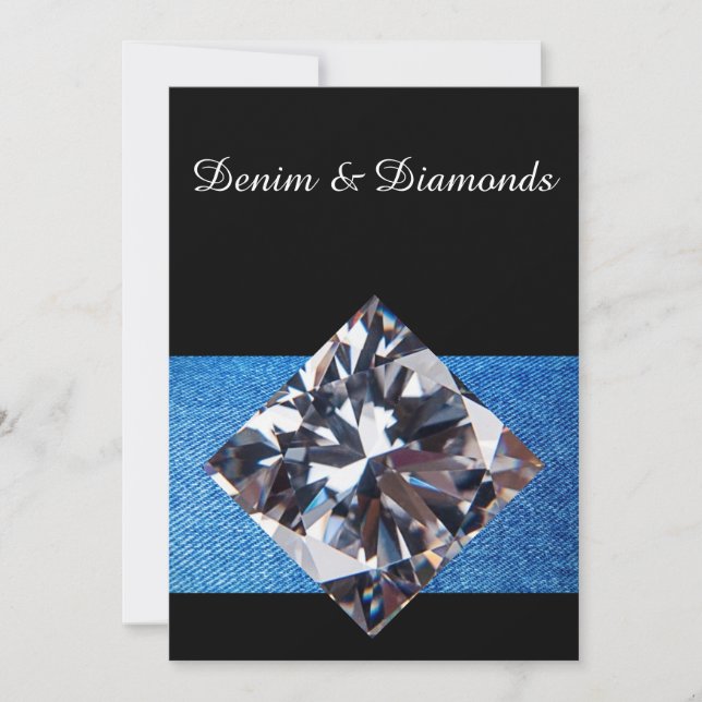 Invitación Denim & Diamonds II (Anverso)