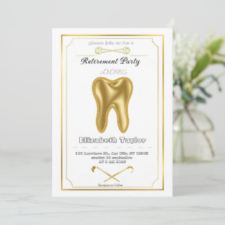 Invitación Dentist retirement invitation -Thank You Dentist