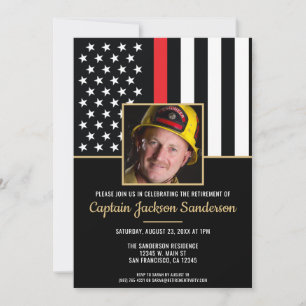 Invitación Departamento de bomberos y jubilados