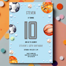 Deportes con pelota cumpleaños infantil