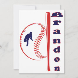 Invitación Deportes de Estrella de Béisbol