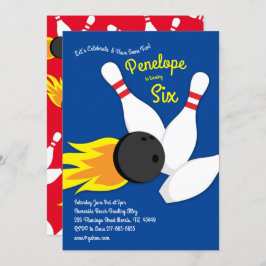 Invitación Deportes de Fiesta de cumpleaños para niños con bo