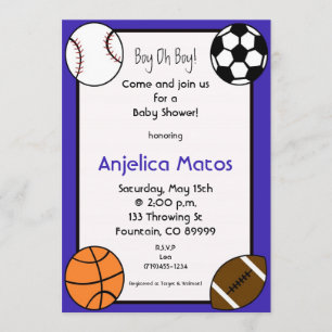Invitación ¡deportes, muchacho oh! , honrando, venga unirse a