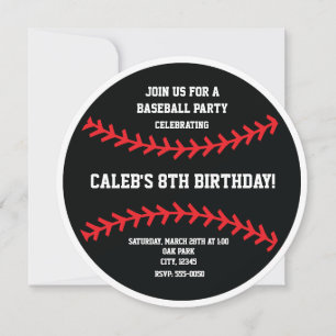 Invitación deportiva para fiesta de cumpleaños de 